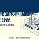 工期索赔中“交叉延误”的责任分配：举证责任与鉴定意见的博弈｜建筑公司、劳务分包工期纠纷实务指南